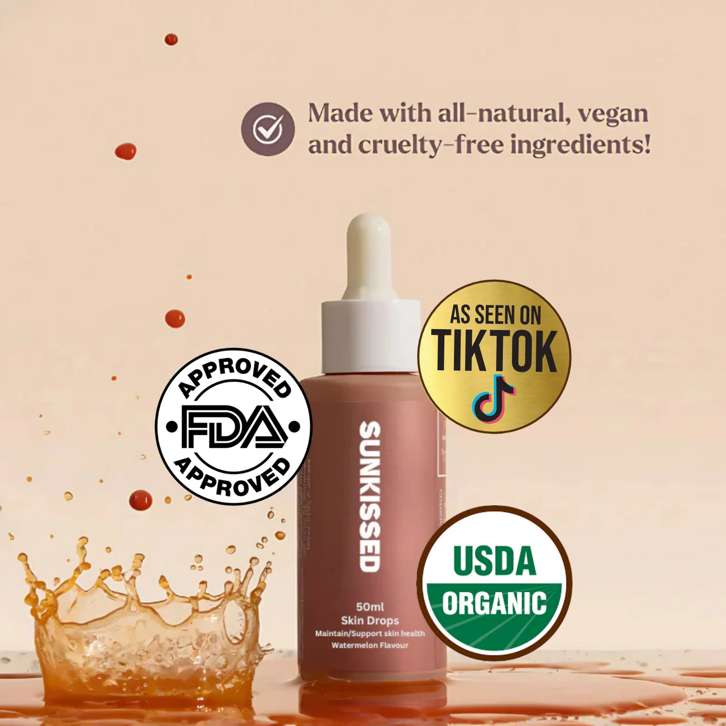 SunKissed Sunless Tanning Drops