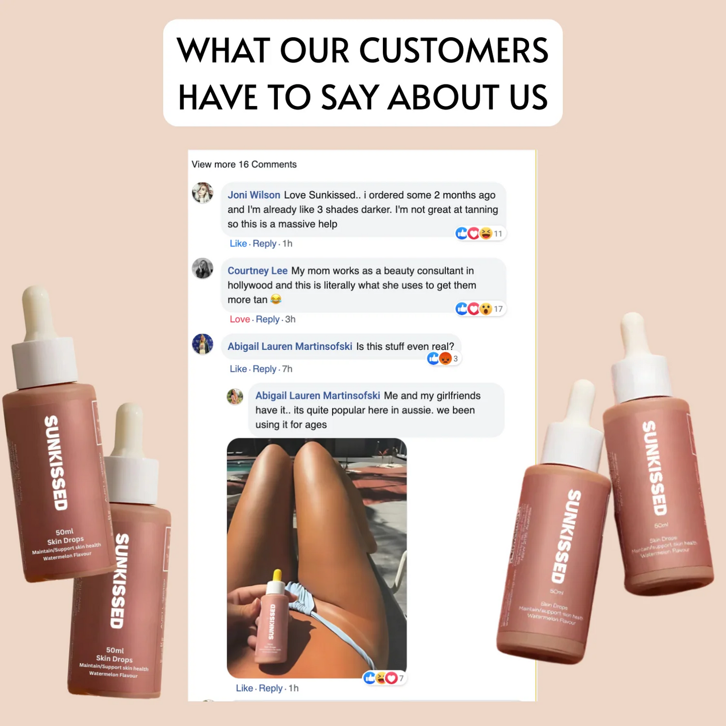 SunKissed Sunless Tanning Drops